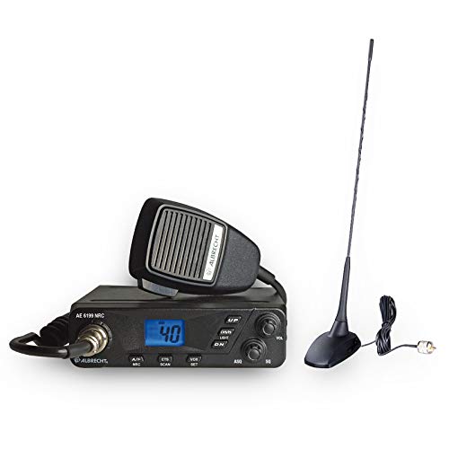 Albrecht AE 6199 NRC CB-Funkgerät + CBM-516 Magnetfußantenne Komplettset, 12699.S6, CB-Funkgerät mit integrierter VOX-Funktion und NRC Geräuschfilter inkl. Magnetfußantenne Albrecht AE 6199 NRC CB-Funkgerät + CBM-516 Magnetfußantenne Komplettset, 12699.S6, CB-Funkgerät mit integrierter VOX-Funktion und NRC Geräuschfilter inkl. Magnetfußantenne von Albrecht