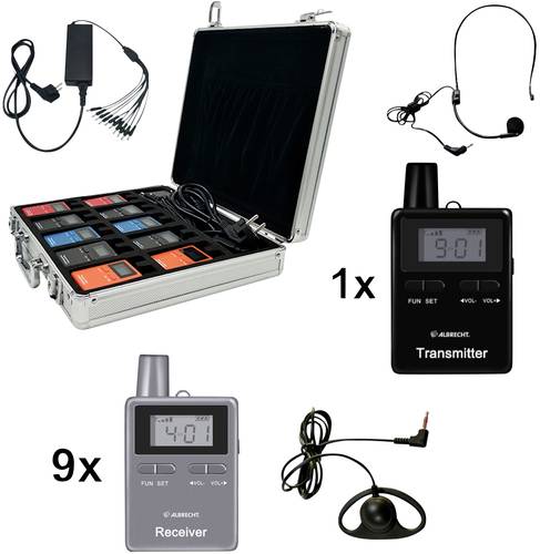 Albrecht ATT/ATR400 10er 29970.S10 Tour Guide System von Albrecht