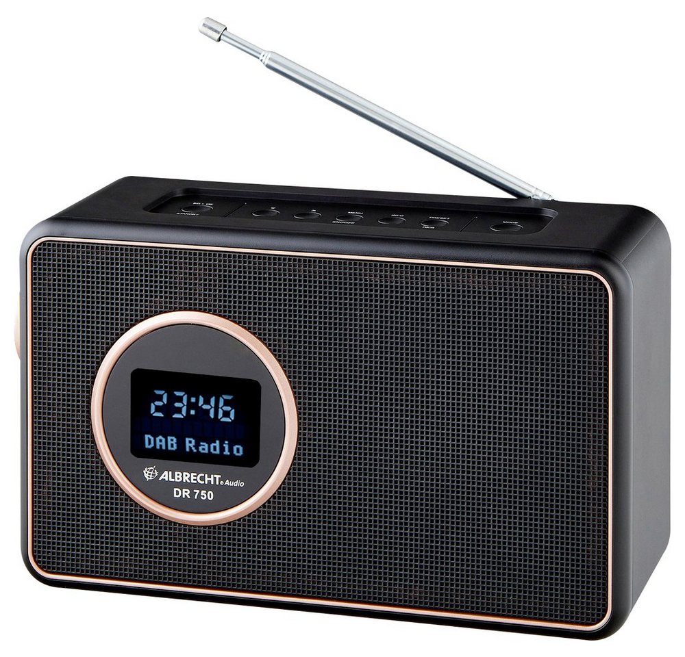 Albrecht Albrecht DR 750 Tischradio DAB+, DAB, UKW Schwarz Radio Albrecht Albrecht DR 750 Tischradio DAB+, DAB, UKW Schwarz Radio von Albrecht