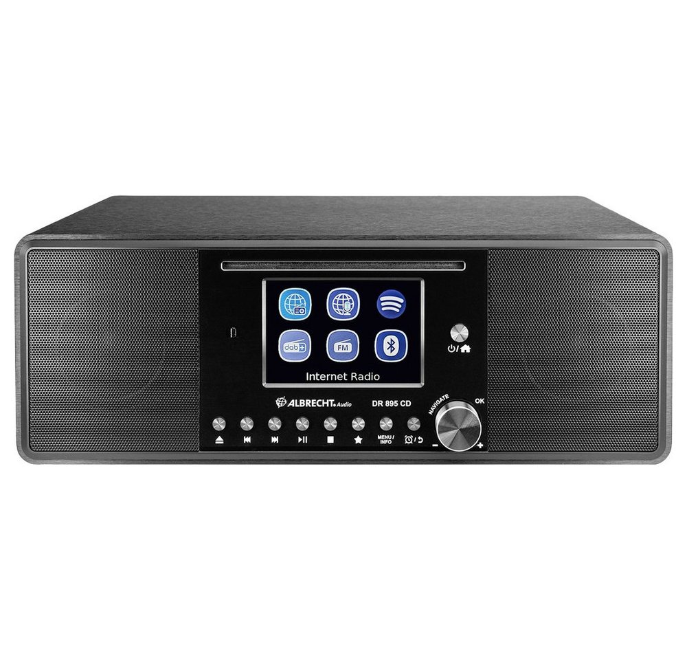 Albrecht Albrecht DR 895 Internet Tischradio Internet, DAB+, UKW CD, USB, WLAN, Radio von Albrecht