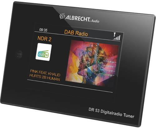 Albrecht DR 53 DAB+/UKW/Bluetooth Tischradio DAB, DAB+, UKW Inkl. Fernbedienung, Spotify Schwarz von Albrecht