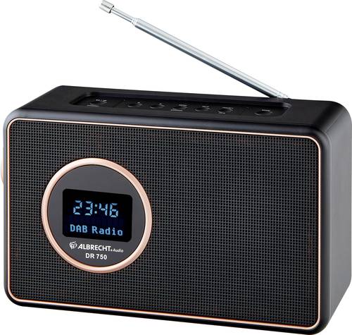 Albrecht DR 750 Tischradio DAB+, DAB, UKW Schwarz Albrecht DR 750 Tischradio DAB+, DAB, UKW Schwarz von Albrecht