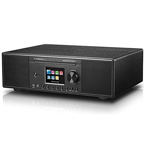 Albrecht DR 890 CD, 27389.01, Kompaktanlage - Internetradio, Digitalradio, WLAN, DAB+, UKW mit RDS, Bluetooth, AUX, CD Player, USB, Farbdisplay, 2 x 15 W RMS, Farbe: schwarz von Albrecht