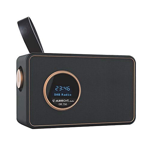 Albrecht DR750 DAB+/UKW Henkelradio, 27750, tragbares Digitalradio mit kristallklarem Klang mit integriertem Akku oder Netzbetrieb, Musikstreaming via Smartphone möglich, Farbe: schwarz Albrecht DR750 DAB+/UKW Henkelradio, 27750, tragbares Digitalradio mit kristallklarem Klang mit integriertem Akku oder Netzbetrieb, Musikstreaming via Smartphone möglich, Farbe: schwarz von Albrecht