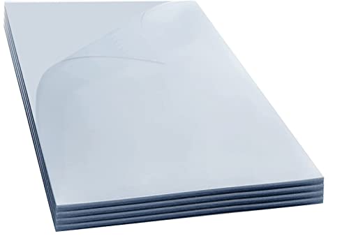 Albyco Deckblätter Transparent PVC, Format A4 210 x 297 mm, 0,18mm/180 micron, Glänzend, pro 100 Stück von Albyco