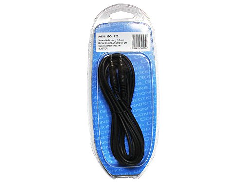 Good Connections Stereo Verbindung 3,5mm Klinke, 2m Good Connections Stereo Verbindung 3,5mm Klinke, 2m von Alcasa