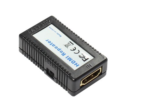 HDMI Repeater (Signalverstärker) bis zu 40m Kabellänge, Slimline Design von Alcasa