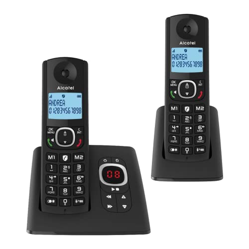 ALCATEL F530 Voice Duo Schnurlostelefon, Schwarz von Alcatel