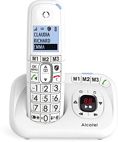 ALCATEL Téléphone Fixe sans Fil avec répondeur XL785 Blanc von Alcatel