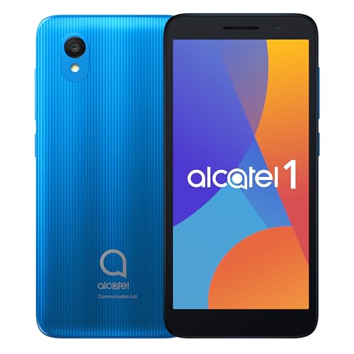 Alcatel 1 - Smartphone AI Aqua, LTE, 12.7cm (5 Zoll), 1GB RAM, Schwarz von Alcatel