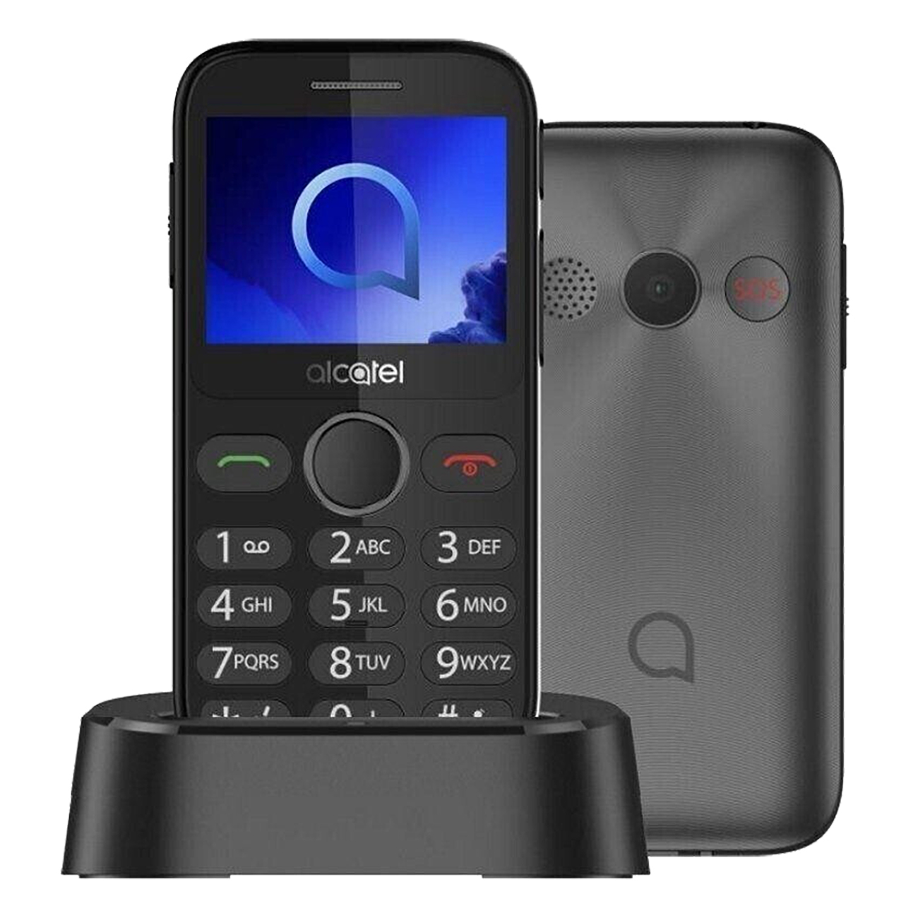 Alcatel 2020 | Mobiltelefon | 2.4? Zoll (6,10 cm) LQVGA Display | 16 MB int. (bis 32GB erweiterbar), 4 MB RAM, 2G f?hig, Bluetooth 3.0, VGA Kamera von Alcatel