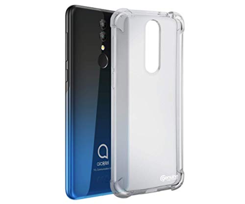 Alcatel 3/3L 2019 Schutzhülle Stoßfest Transparent Klar, Transparente Farbe von Alcatel