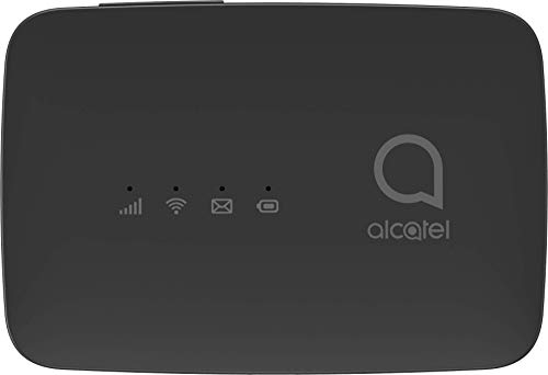Alcatel Link Zone MW45V2 Modem Mobile 4G, LTE (CAT.4), WiFi, Hotspot für bis zu 15 Benutzer, Akku 2150 mAh, Schwarz [Italien] von Alcatel