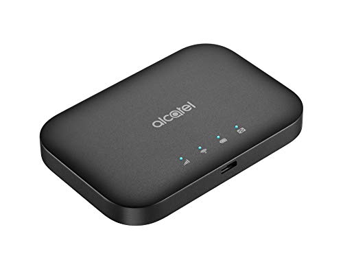 Alcatel - Link Zone Modem Mobile 4G, LTE (CAT.7), WiFi, Hotspot bis zu 32 Benutzer, Akku 2150mAh, Schwarz [Italien] von Alcatel