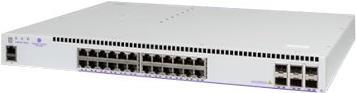 Alcatel-Lucent OmniSwitch 6560-24X4 - Switch - L3 - managed - 24 x 10/100/1000 + 2 x 1000Base-X + 4 x 1 Gigabit / 10 Gigabit SEP+ (Uplink / Stacking) - an Rack montierbar - AC (OS6560-24X4-EU) von Alcatel