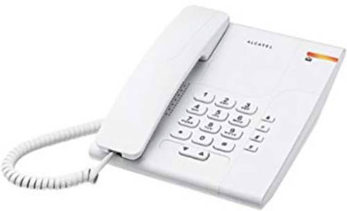 Alcatel Temporis 180 Blanc Schnurgebundenes Telefon, analog Weiß von Alcatel
