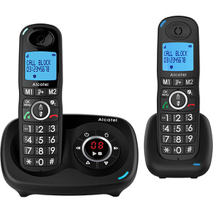 Alcatel XL595B Voice Duo Schnurloses Telefon schwarz von Alcatel