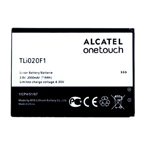 Original Alcatel-Akku TLi020F1 kann TLi019B2, TLi020A1, TLi020G1 ersetzen, kompatibel mit Alcatel One Touch 7040D, Alcatel One Touch 7041, Alcatel One Touch 7041X, Alcatel One Touch Pop C7, Alcatel OT-7040, Alcatel OT-7040D, Alcatel OT-7041, Alcatel OT-7041X von Alcatel