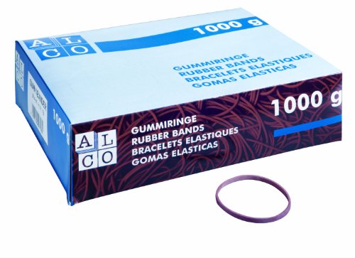 ALCO-Albert 746 - Gummiringe rot Ø 85 mm, 1 Kilo, rot von Alco-Albert