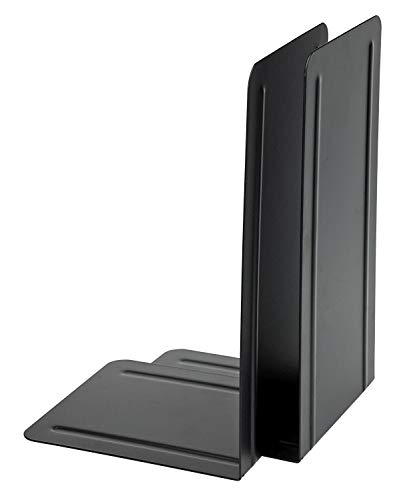 Alco 4303-11 Buchstützen aus Metall 130x240x140 mm, 20 Stück (10x 2 Schwarz) von Alco-Albert