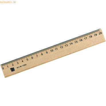 10 x Alco Holzlineal 20cm braun 10 x Alco Holzlineal 20cm braun von Alco