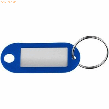10 x Alco Schlüsselanhänger Kunststoff VE=10 Stück dunkelblau von Alco
