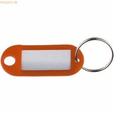 10 x Alco Schlüsselanhänger Kunststoff VE=10 Stück orange von Alco