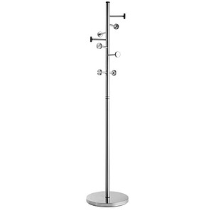 ALCO Kleiderständer 2812 silber Metall 8 Haken 41,0 x 182,0 cm von Alco