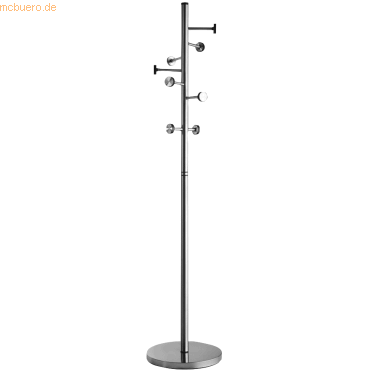 ALCO Standgarderobe Edelstahl gebürstet 182x41cm silber ALCO Standgarderobe Edelstahl gebürstet 182x41cm silber von Alco