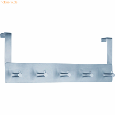ALCO Türgarderobe Metall 35x7,5x13,5cm silber von Alco