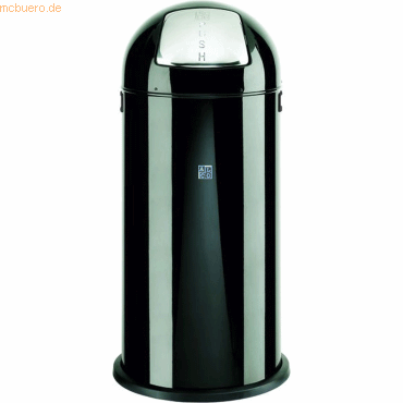 Alco Abfallsammler mit Push-Klappe 52 Liter schwarz Alco Abfallsammler mit Push-Klappe 52 Liter schwarz von Alco