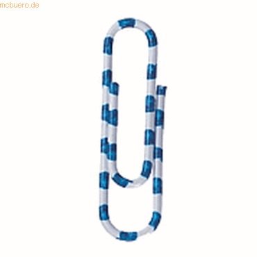 Alco Briefklammern Zebra 28mm kunststoffüberzogen weiß/blau gestreift Alco Briefklammern Zebra 28mm kunststoffüberzogen weiß/blau gestreift von Alco
