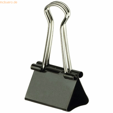 Alco Foldbackklammer 19mm schwarz VE=12 Stück Alco Foldbackklammer 19mm schwarz VE=12 Stück von Alco