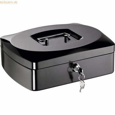 Alco Geldkassette Stahlblech mit Schloss 255x200x90mm schwarz von Alco