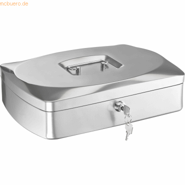 Alco Geldkassette Stahlblech mit Schloss 330x235x90mm silber Alco Geldkassette Stahlblech mit Schloss 330x235x90mm silber von Alco