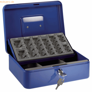 Alco Geldzählkassette Euro BxTxH 250x180x90mm blau Alco Geldzählkassette Euro BxTxH 250x180x90mm blau von Alco