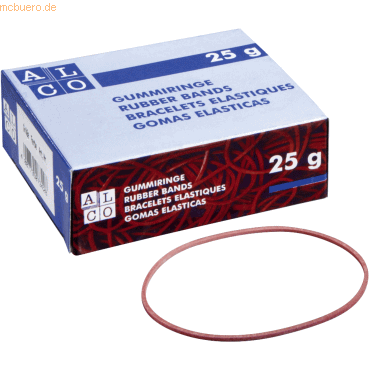 Alco Gummiring Naturkautschuk 40mm rot 25g Alco Gummiring Naturkautschuk 40mm rot 25g von Alco