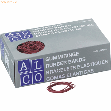 Alco Gummiringe 50mm 1000g rot von Alco