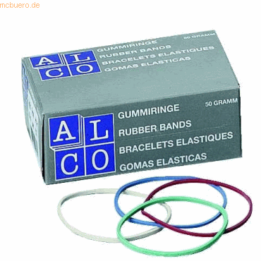 Alco Gummiringe 85mm 50g rot von Alco