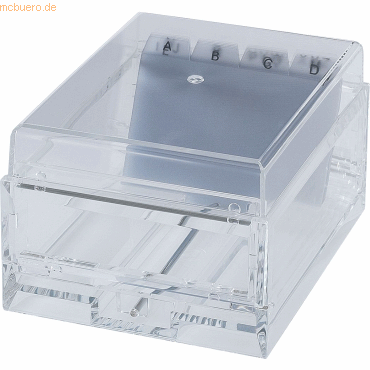 Alco Karteibox Acryl 15x11x8cm glasklar Alco Karteibox Acryl 15x11x8cm glasklar von Alco