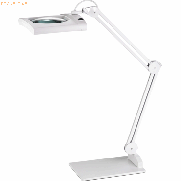 Alco Lupenleuchte LED mit Standfuß weiß Alco Lupenleuchte LED mit Standfuß weiß von Alco