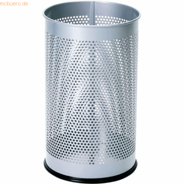Alco Papierkorb Metall 15 Liter silber Alco Papierkorb Metall 15 Liter silber von Alco