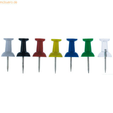 Alco Pinnwandnadel 7,5mm sortiert VE=200 Stück von Alco