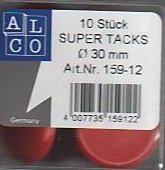Alco Posternägel 159-12 30mm rot 10 Stück von Alco