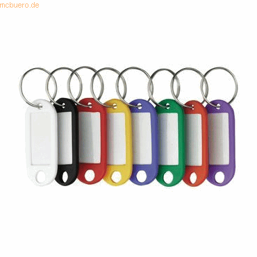 Alco Schlüsselanhänger Kunststoff VE=25 Stück farbig sortiert von Alco