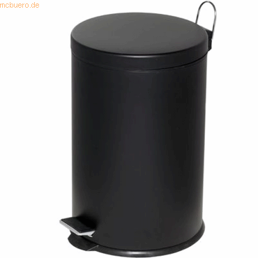Alco Tretabfalleimer mit Kunststoffeinsatz 20 Liter schwarz von Alco
