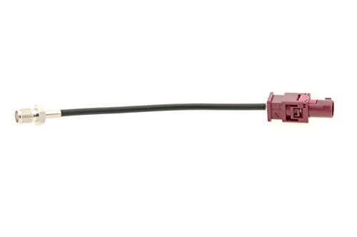 Alda PQ Antennen Verlängerungskabel 10cm, RG174 für Neu Fakra/M Bordeaux Code D auf SMA/F von Alda PQ