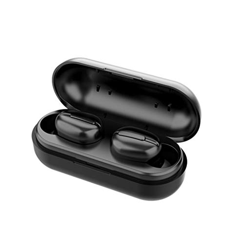 Alecony Bluetooth Kopfhörer Wireless Earbuds Bluetooth 5.0 In-Ear Kopfhörer Kabellos Ohrhörer mit Integriertes Mikrofon Noise Cancelling IPX6 Wasserdicht Schweißfest Sport Headset (Schwarz) von Alecony