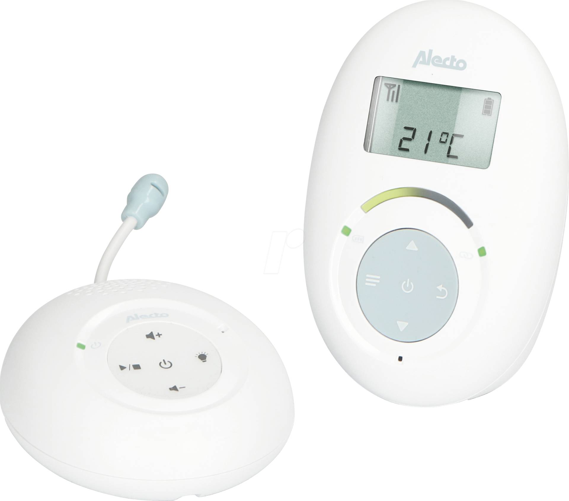 ALO DBX120 - DECT Babyphone mit Full ECO-Modus und Display, weiß / blau ALO DBX120 - DECT Babyphone mit Full ECO-Modus und Display, weiß / blau von Alecto