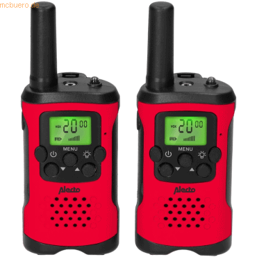 Alecto ALECTO FR-115RD Walkie-Talkie-Set, rot/schwarz Alecto ALECTO FR-115RD Walkie-Talkie-Set, rot/schwarz von Alecto
